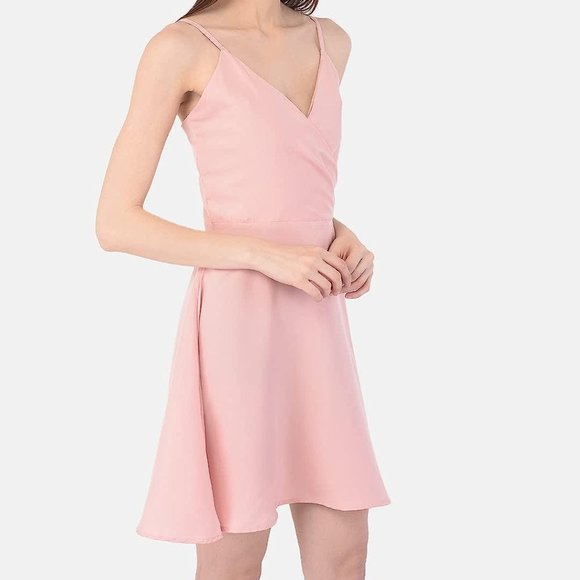 Istyle Can Dresses for Women V Neck Shoulder Strap Sleeveless Fit and Flare Mini - Picture 3 of 6